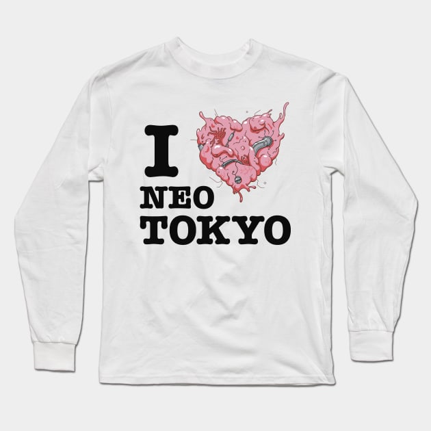 I Tetsuo Neo Tokyo Long Sleeve T-Shirt by Pufahl